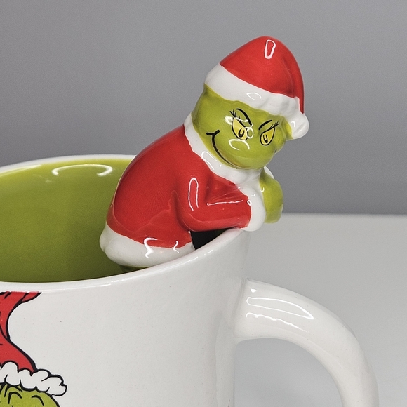 Dr. Seuss The Grinch Who Stole Christmas Coffee Mugs Grinchmas Set of 2 - Picture 9 of 15